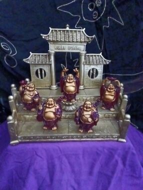 Happy Buddha Statue Set